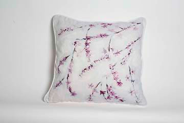 Japanese Flowering Cherry Blossom Pillow